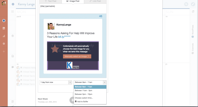 CoSchedule Social Queue Time