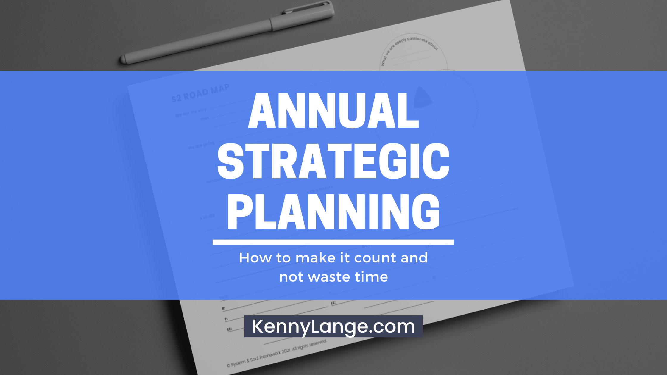 Annual Strategic Planning Blog Header